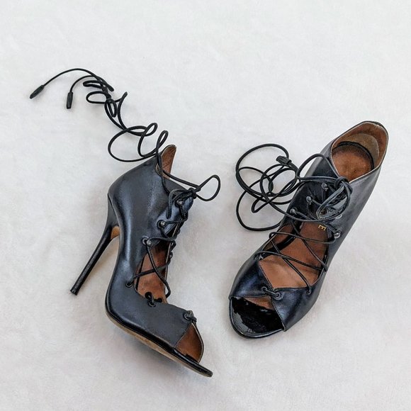 Malone Souliers Savannah Bootie in Black Lace Up - Picture 3 of 12